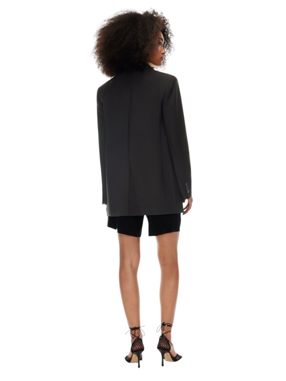 Aritzia Babaton Atelier New Agency Blazer Jacket Size Small Oversized Black NWT - Picture 4 of 16